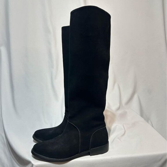UGG tall leather boots. Black. Excellent condition. Size 7.5. - Picture 1 of 10